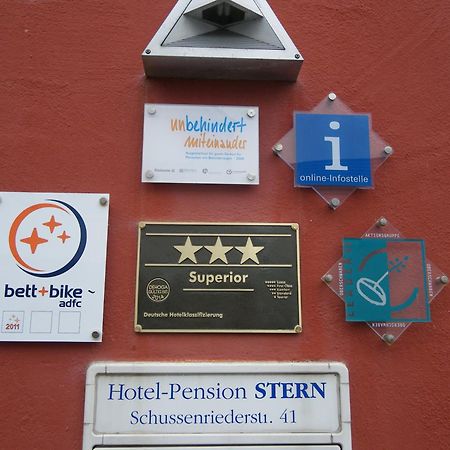 Hotel Pension Stern Bad Buchau Esterno foto
